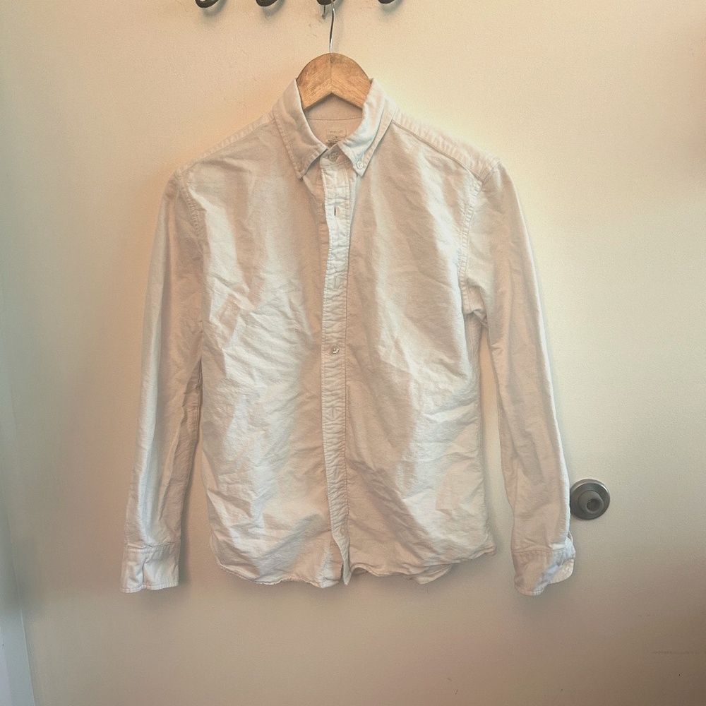 Crewcuts J.Crew white oxford button down, size 14
